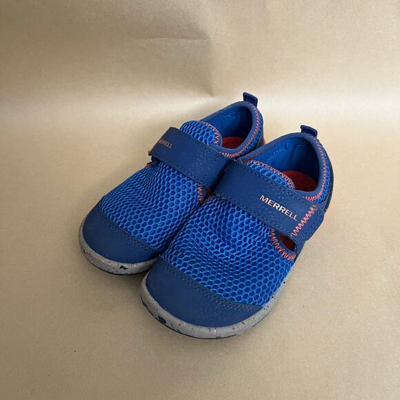 Merrell Boys Water Shoes Blue Mesh Size 9M Quick-Dry Lightweight Sneakers - Picture 4 of 11